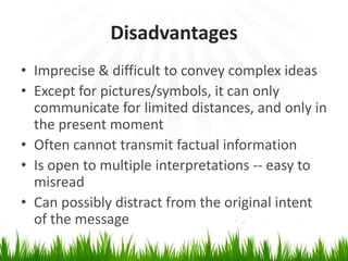 Limitations Visual Visual Communication | PPTX