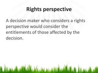 Ethical Decision Making Process | PPTX