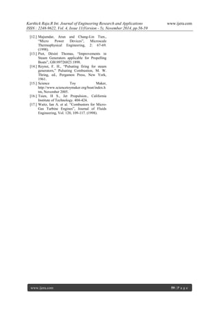 Design and Optimization of Valveless Pulsejet Engine | PDF