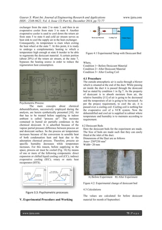 Performance and evaluation of desiccant based air conditioning system ...