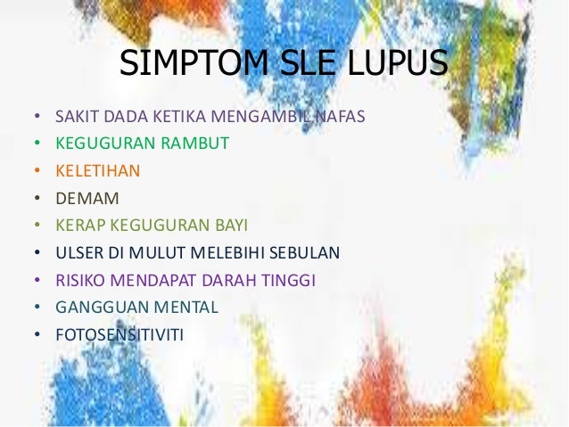 Systemic lupus erythematosus @ SLE @ Lupus - Komunikasi 