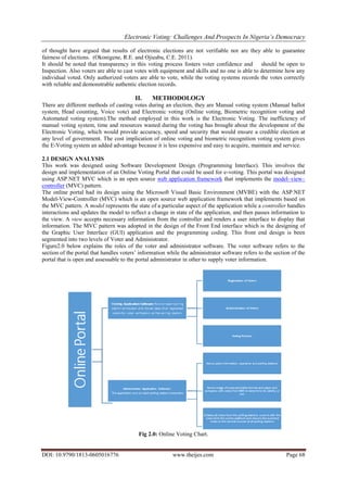 Electronic Voting: Challenges and Prospects in Nigeria’s Democracy | PDF