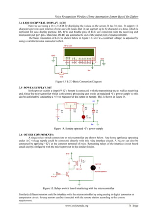 Voice Recognition Wireless Home Automation System Based On Zigbee | PDF