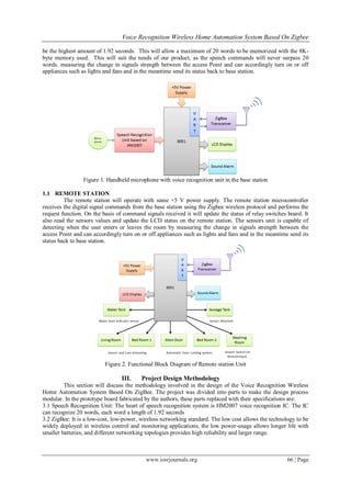 Voice Recognition Wireless Home Automation System Based On Zigbee | PDF
