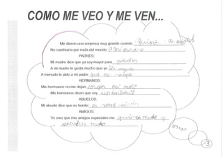 Oskar. Auto-Descripción. 3r A CURS 2014-15