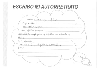 Oskar. Auto-Descripción. 3r A CURS 2014-15