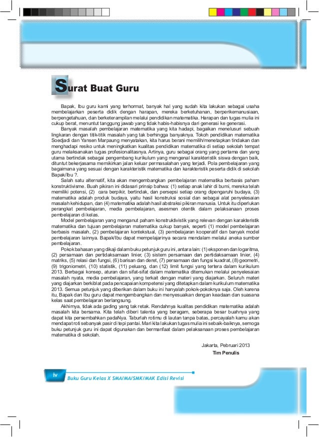 Contoh Model Pembelajaran Matematika Di  Download Lengkap