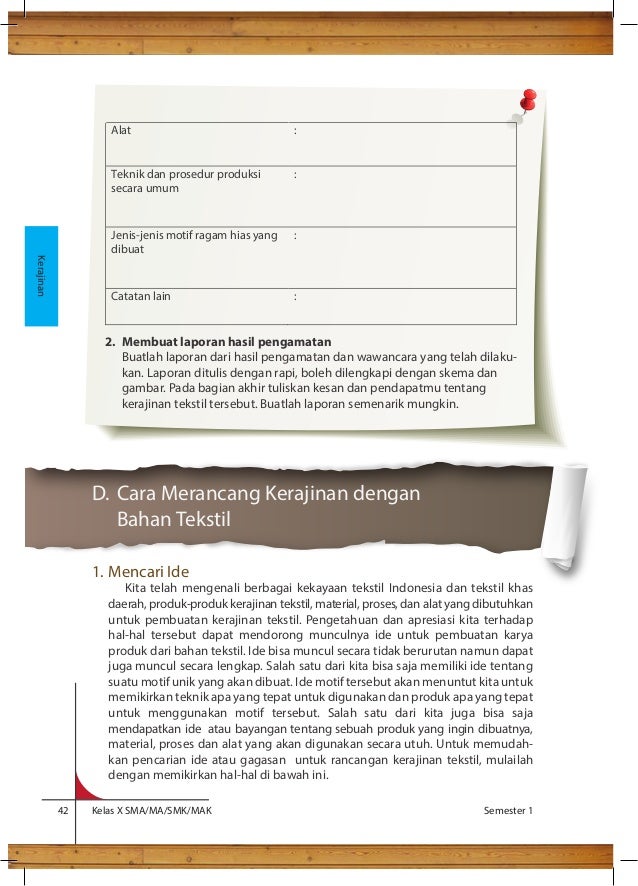 Identifikasi Ragam Material Dan Teknik Di Lingkungan Sekitar Kita