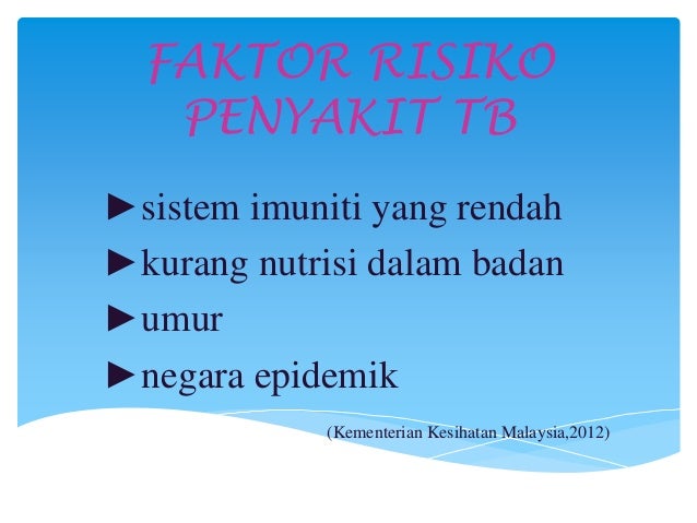 Tuberculosis @ TB @ Batuk Kering - Komunikasi Kesihatan