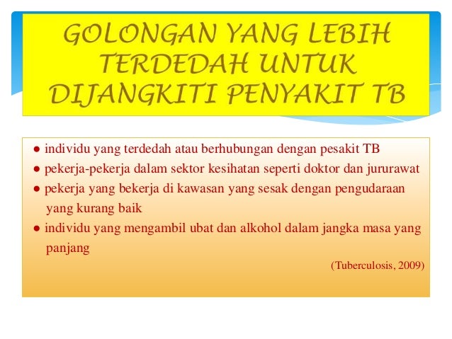 Tuberculosis TB Batuk Kering Komunikasi Kesihatan