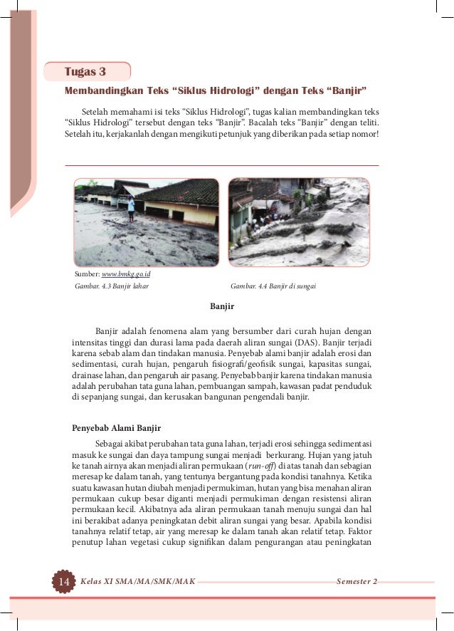 Tugas 3 Membandingkan Teks Siklus Hidrologi Dengan Teks Tugas 3 Membandingkan Teks Siklus Hidrologi Dengan Teks