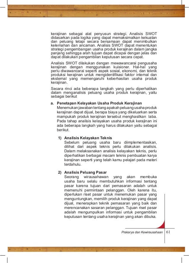 tuliskan teknik pengambilan keputusan peluang usaha K11 bs prakarya sm 1 sma kelas xi kurikulum 2019 tuliskan teknik pengambilan keputusan peluang usaha K11 bs prakarya sm 1 sma kelas xi kurikulum 2019