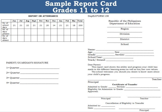 homeschool report cards