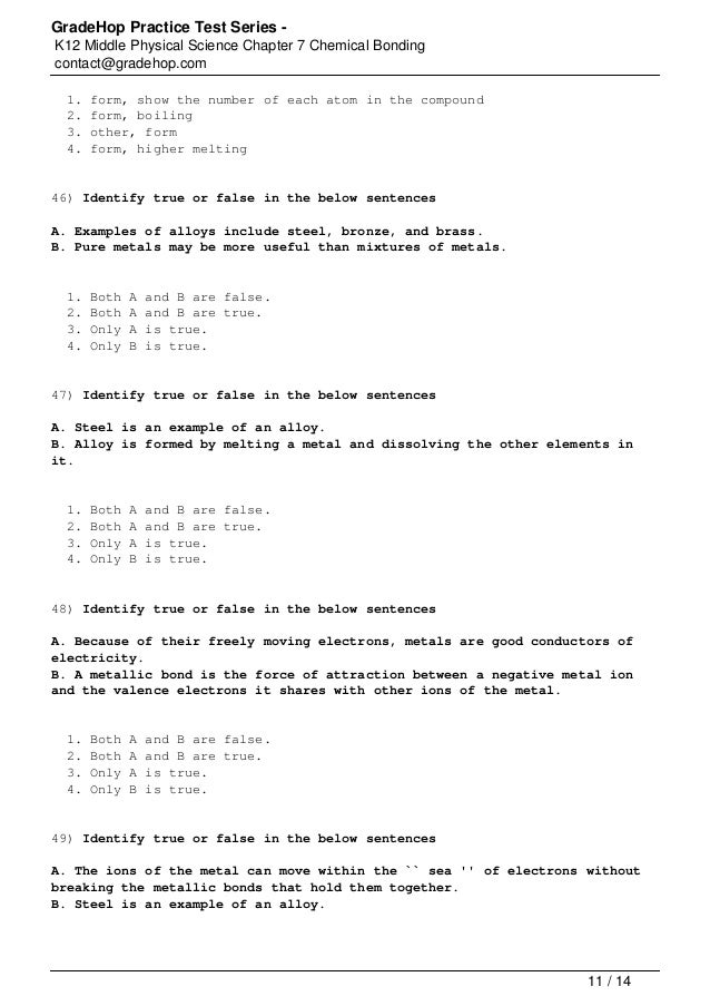 k12 middle physical science chapter 7 chemical bonding2015 11 09 chapter 11 test form a
