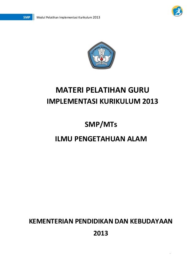 K13 Modul Pelatihan Smp Ipa
