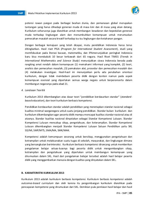K13 modul pelatihan smp ipa