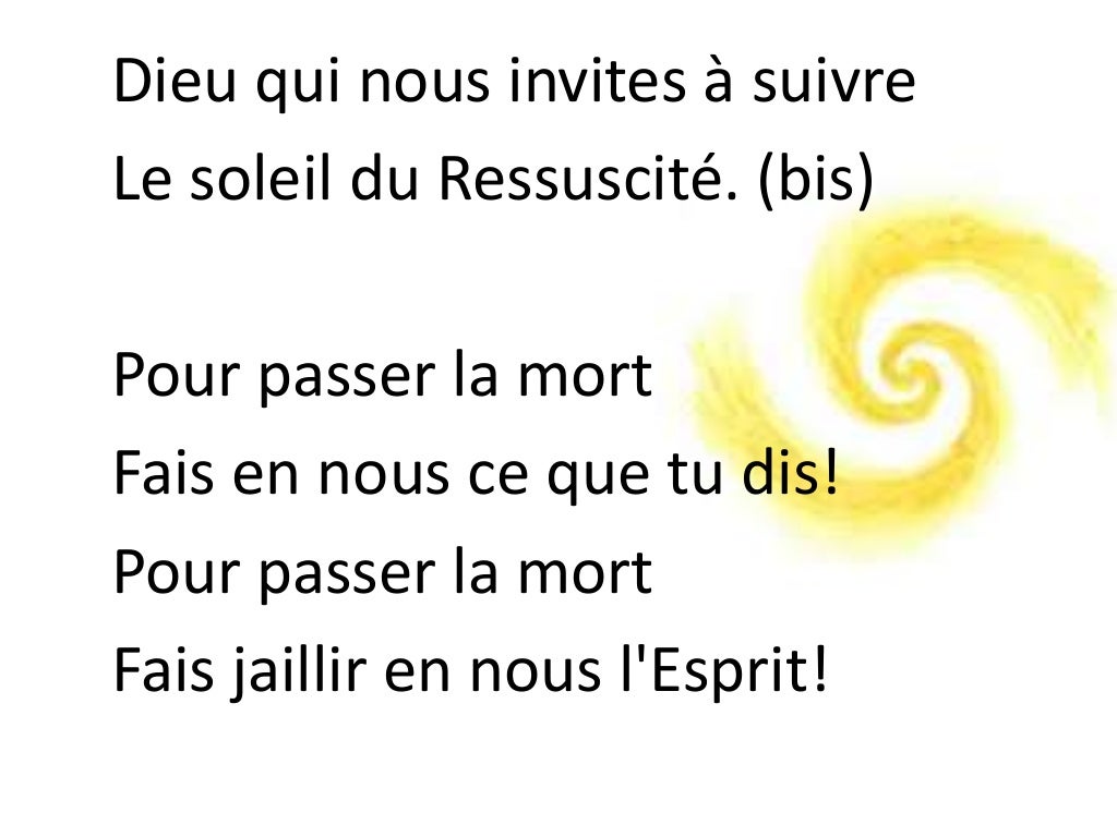 Dieu Qui Nous Appelle à Vivre Partition