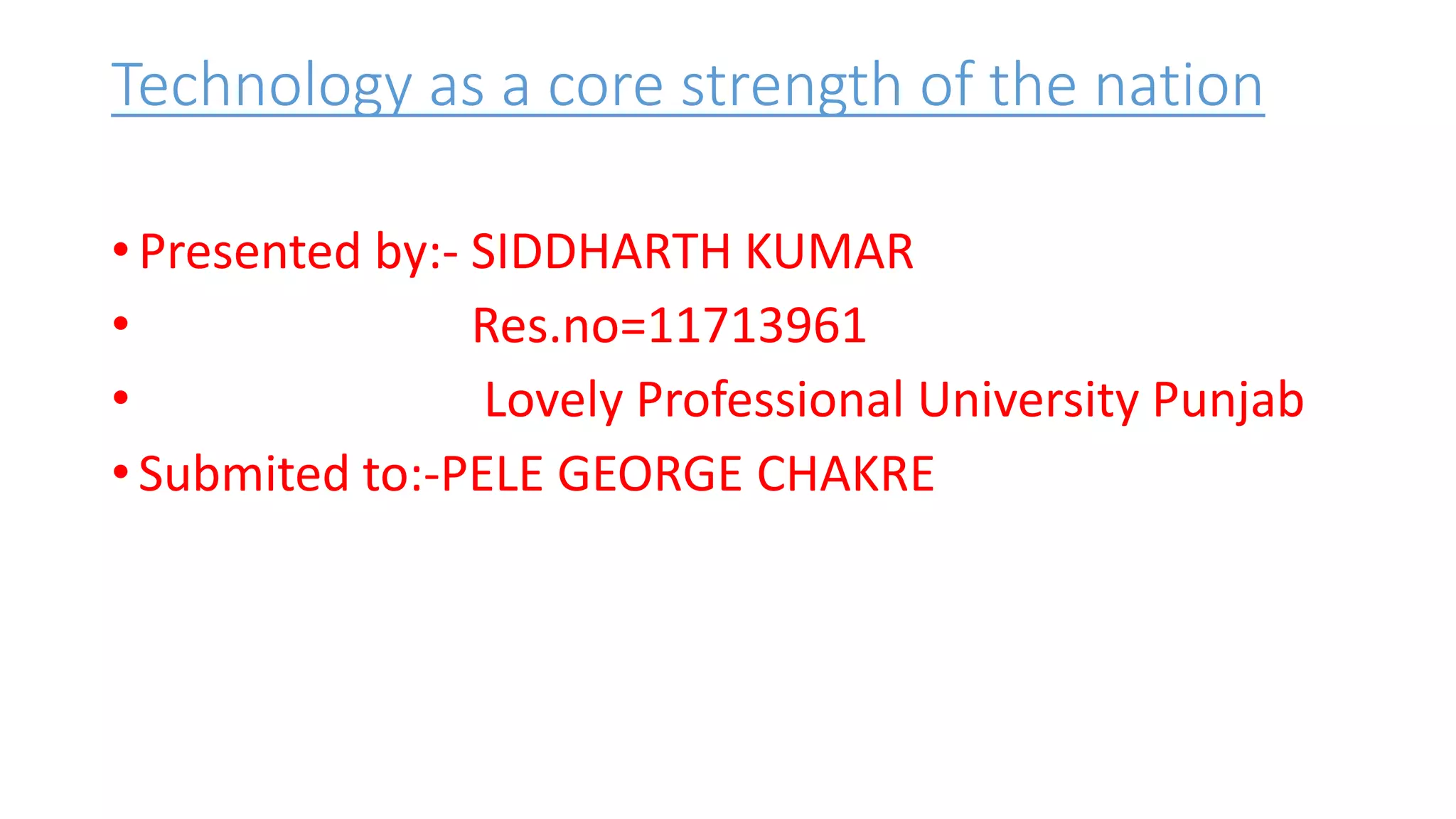 Importance Of Technology | PPTX