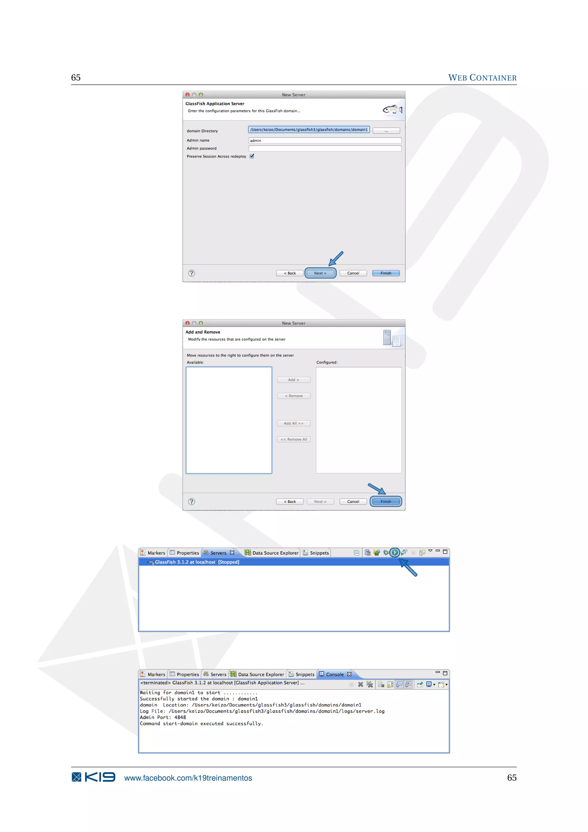 65                                      W EB C ONTAINER




     www.facebook.com/k19treinamentos               65
 