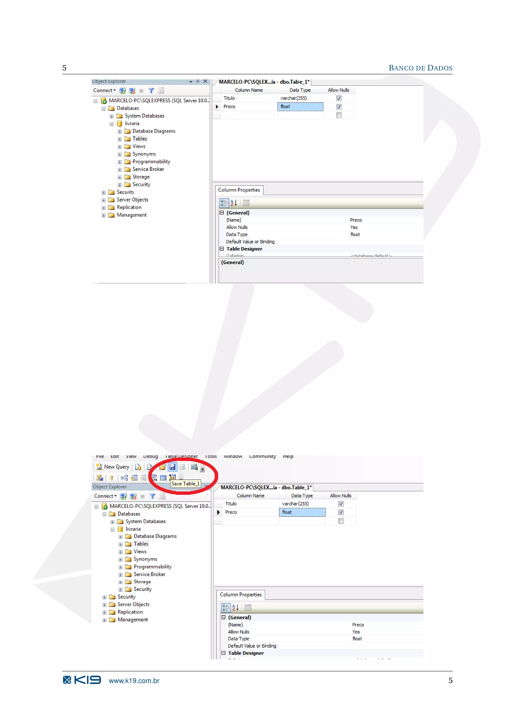 5 B ANCO DE D ADOS www.k19.com.br 5 