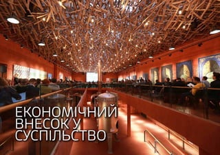 ЕКОНОМІЧНИЙ
ВНЕСОК У
СУСПІЛЬСТВО
 