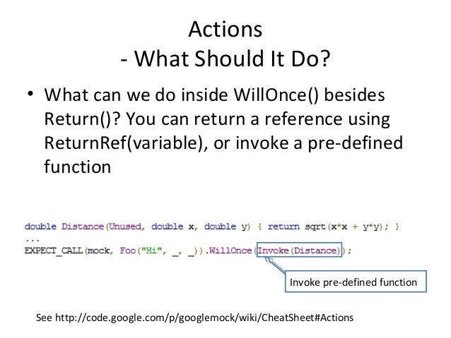 Google Mock For Dummies