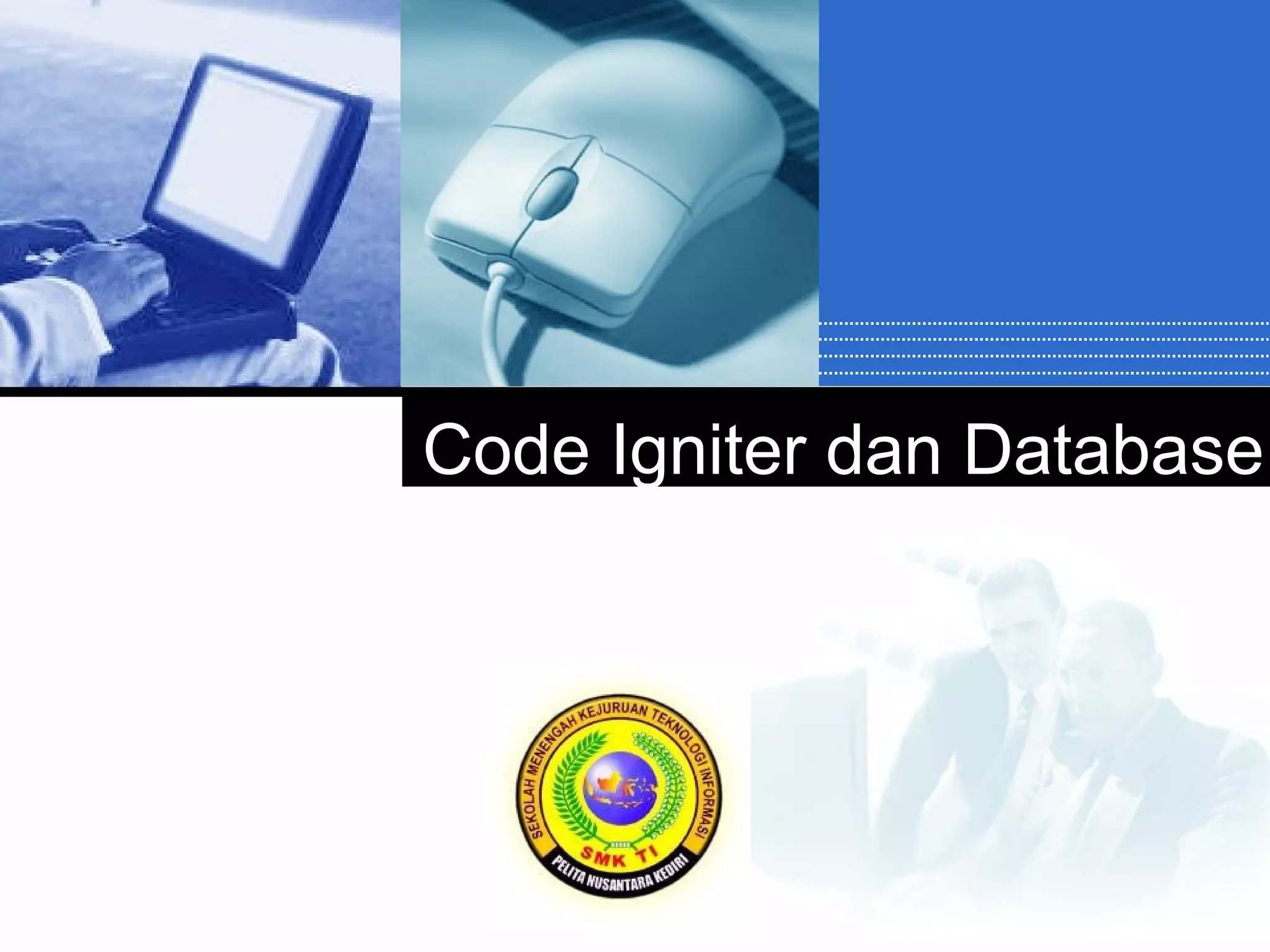 Company LOGO Code Igniter dan Database 