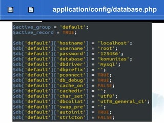 Pengenalan OOP dan Framework Code Igniter | ODP
