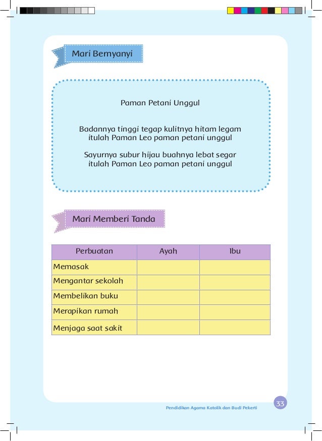 Pendidikan Agama Katolik dan Budi Pekerti