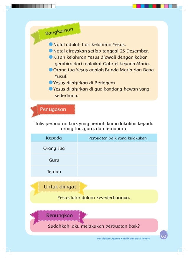 Pendidikan Agama Katolik dan Budi Pekerti