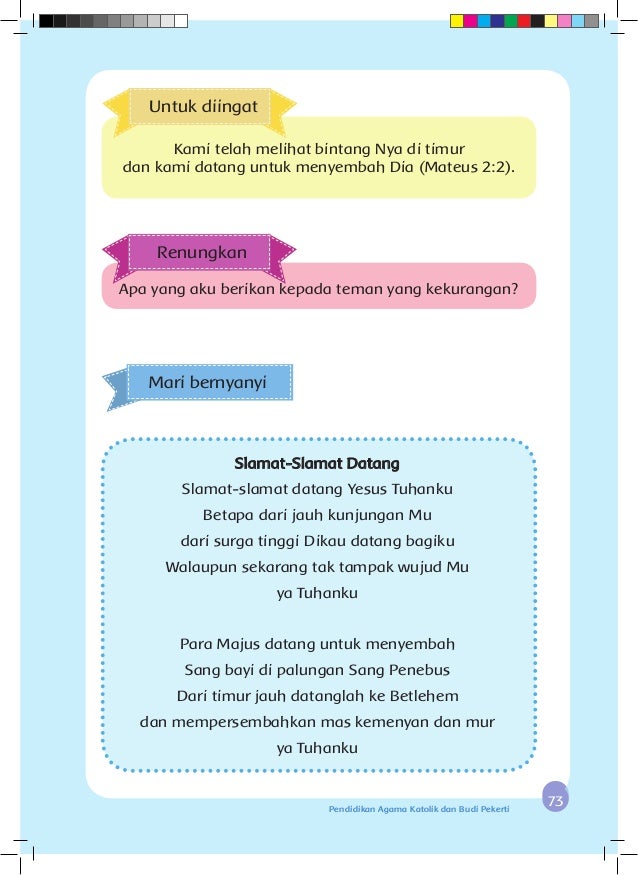 Gambar Bayi Yesus Pendidikan Agama Katolik dan Budi Pekerti