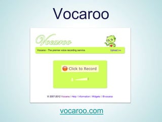 Vocaroo




vocaroo.com
 