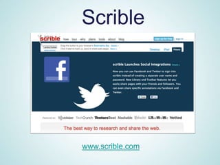 Scrible




www.scrible.com
 