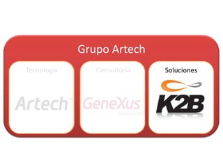 Grupo Artech
Tecnología      Consultoría   Soluciones
 