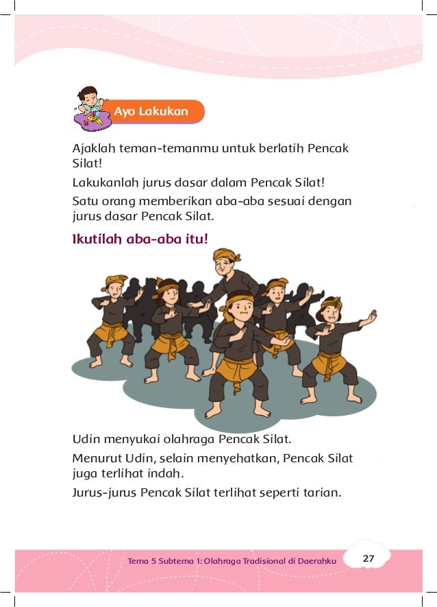 Contoh Gambar Mewarnai Tema Permainan Tradisional - Mewarnai Gambar