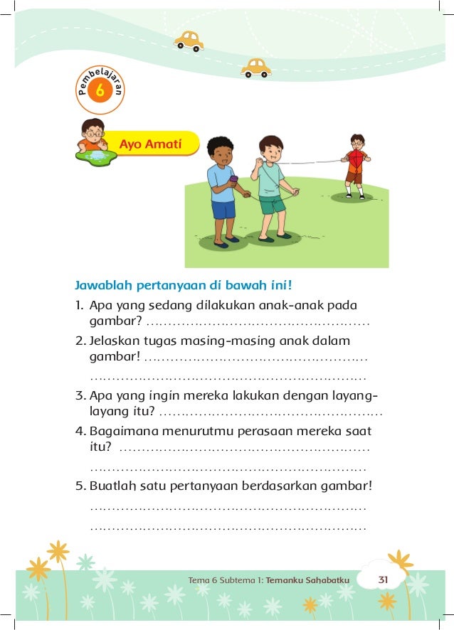 K2 Bs Tema 6 Indahnya Persahabatan Fa