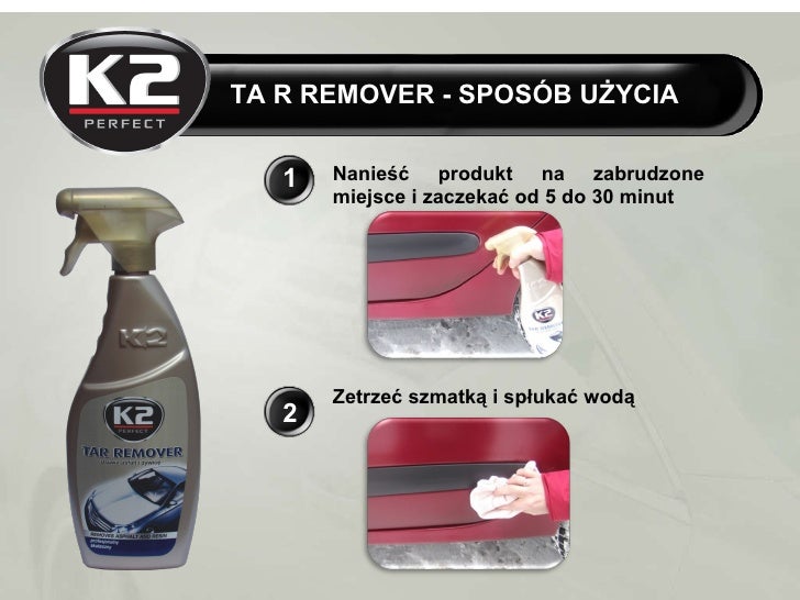 K2 Tar Removerusuwa asfalt i żywicę