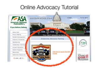 Online Advocacy Tutorial
 