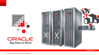 Copyright © 2013, Oracle and/or its affiliates. All rights reserved.17
Big Data at Work
 