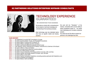 K2 partnering solutions | PDF