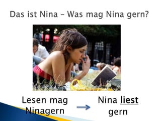 Das ist Nina – Was mag Nina gern?Nina liestgernLesen mag Ninagern