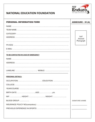 Ken2 Form K2 s form_final | PDF