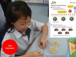 My Pals Are Here Mathematics 1
  CPA
Approach


           Photo: Princess Elizabeth Primary School
 