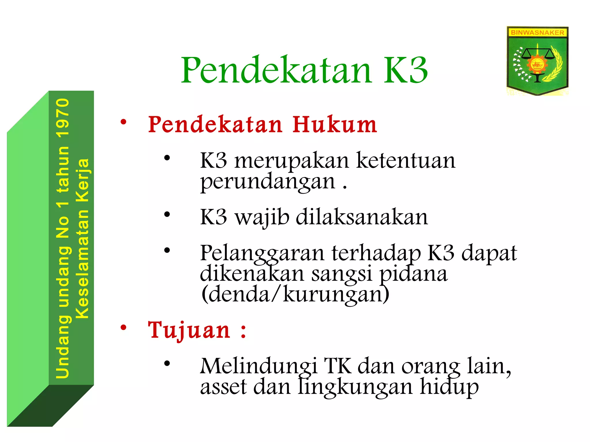 K3 (Keselamatan dan Kesehatan Kerja) | PPT
