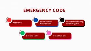 Code Kebakaran Materi Keselamatan dan Kesehatan Kerja (K3) RS | PPTX