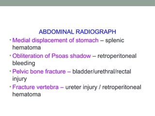 blunt abdominal trauma causes investigation and management.pptx