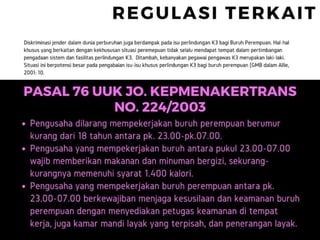Buruh Perempuan & K3