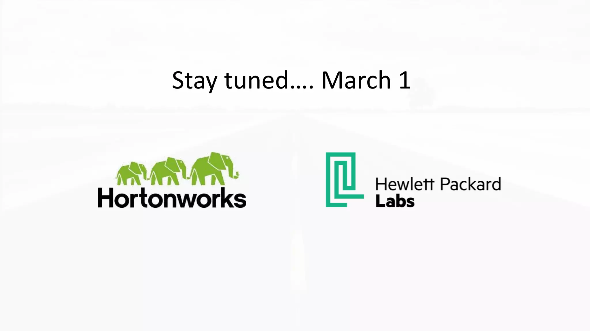 Stay tuned…. March 1