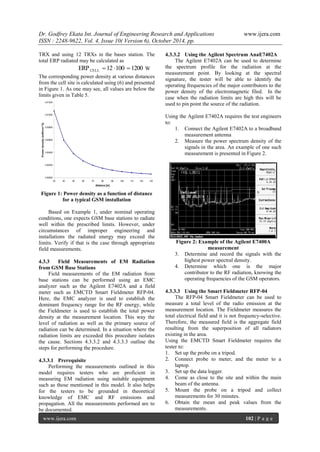 A Model for Monitoring GSM Base Station Radiation Safety in Nigeria | PDF