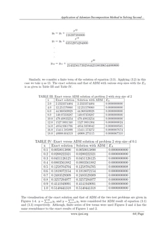 Application of Adomian Decomposition Method in Solving Second Order ...